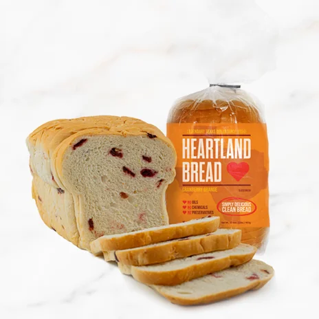 Cranberry Orange heartland Bread